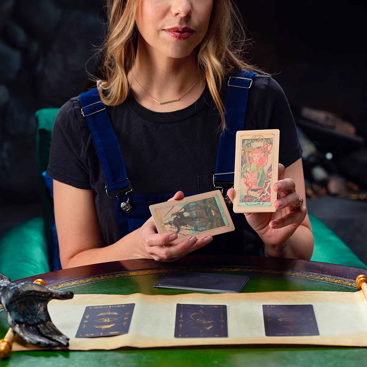 Mollymauk Tealeaf (and Jester Lavorre) Oracle of the Moon Deck