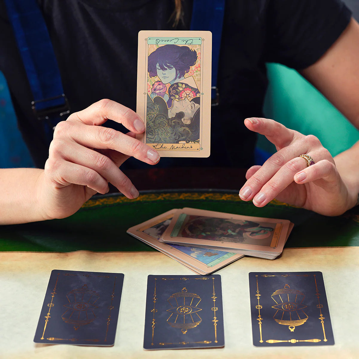 Mollymauk Tealeaf (and Jester Lavorre) Oracle of the Moon Deck