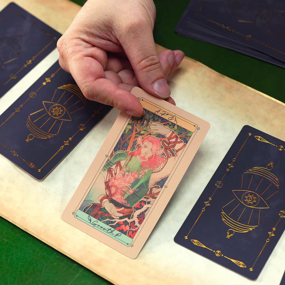 Mollymauk Tealeaf (and Jester Lavorre) Oracle of the Moon Deck