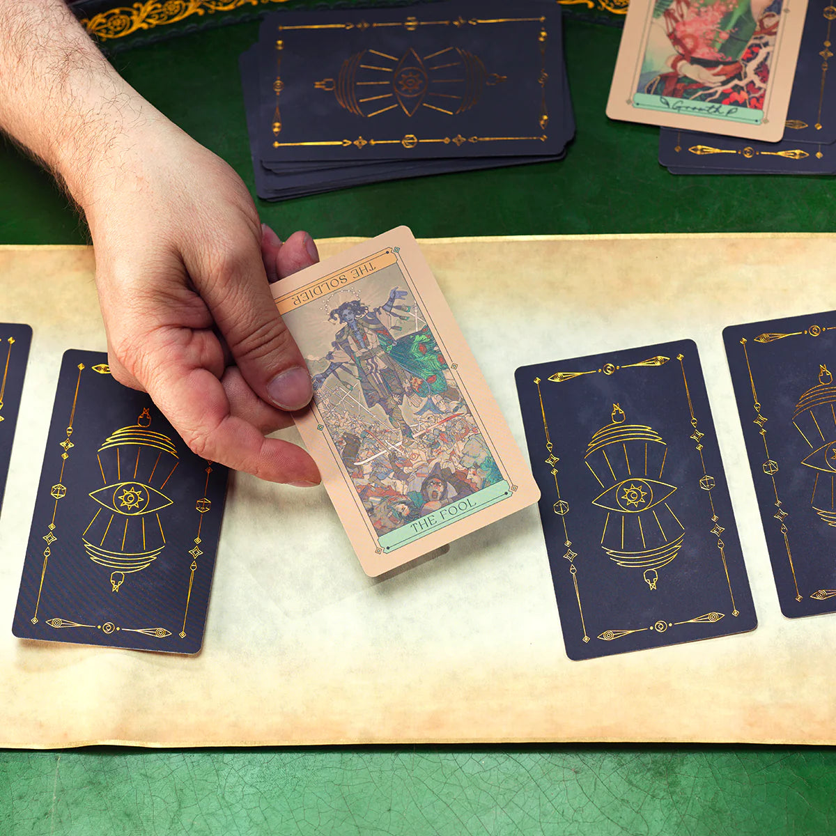 Mollymauk Tealeaf (and Jester Lavorre) Oracle of the Moon Deck