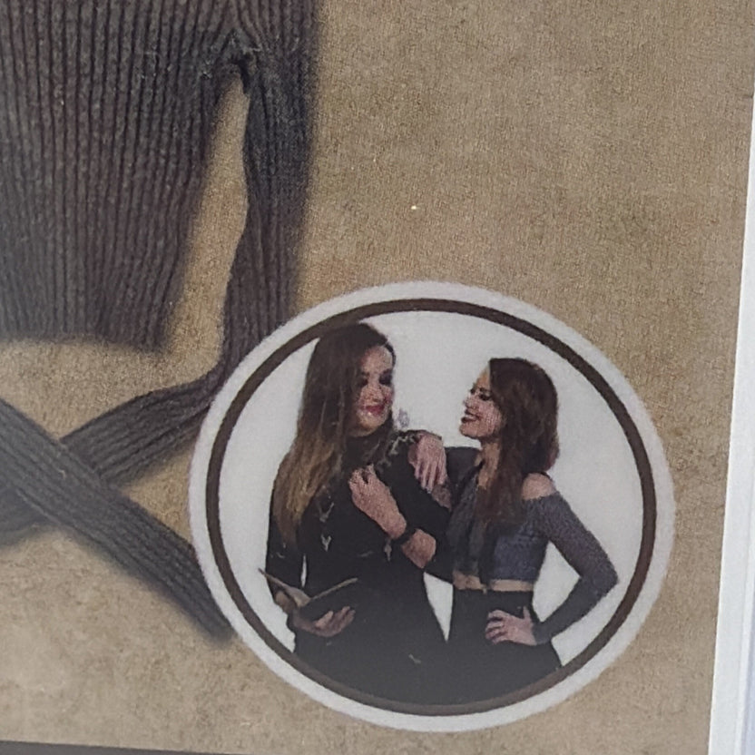Back of the Critical Role 10th Anniversary relic card authenticating clothing worn by Marisha Ray