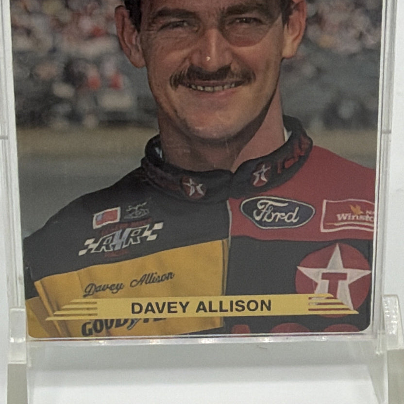 Detailed front view of Davey Allison 1993 Action Packed racing card