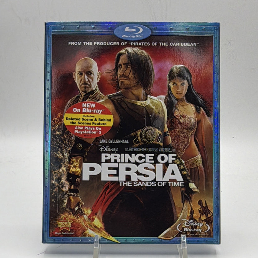 Front of pre-owned Disney Prince of Persia: The Sands of Time Blu-ray with slipcover