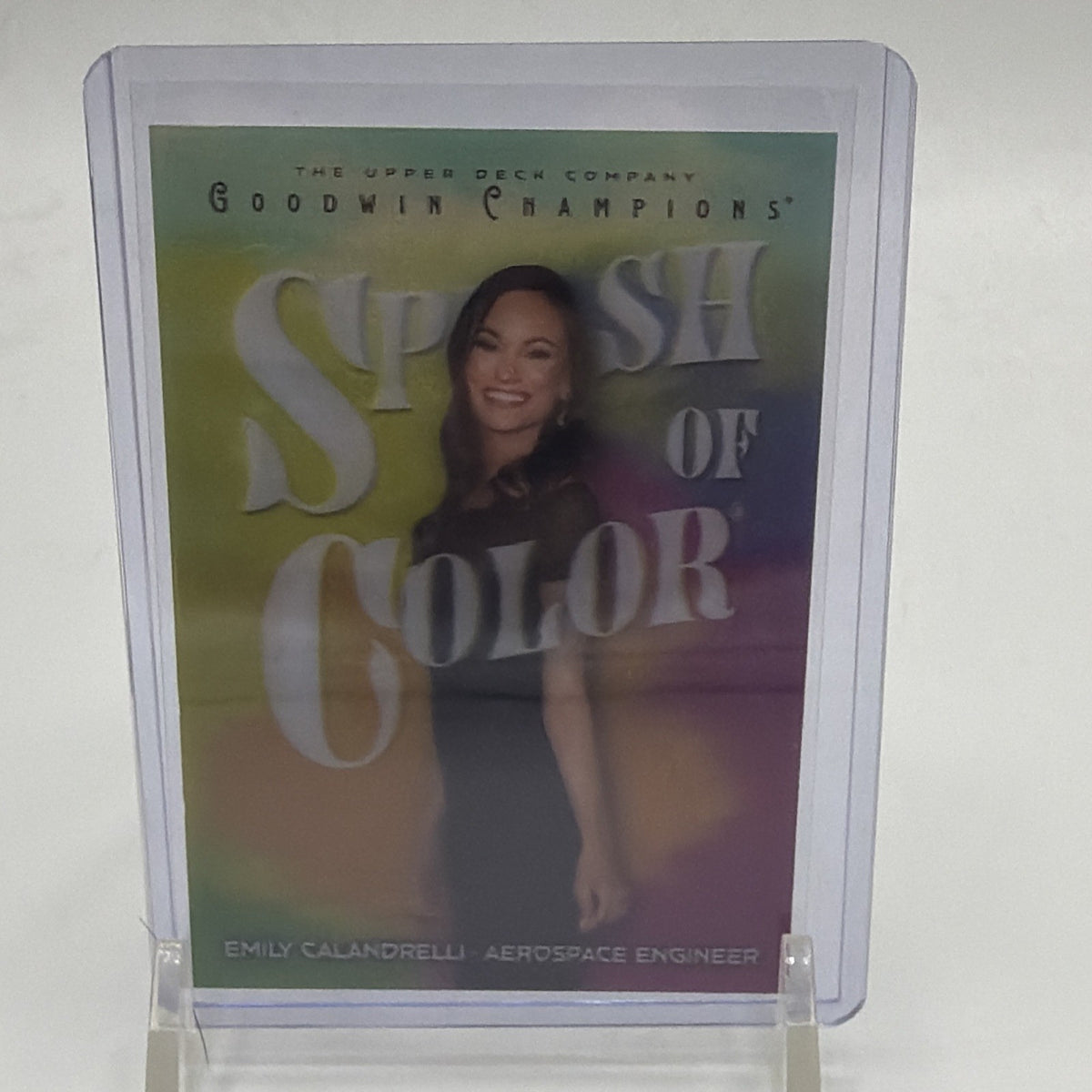 Full front view of Emily Calandrelli Splash of Color #SC-2 from 2026 Goodwin Champions