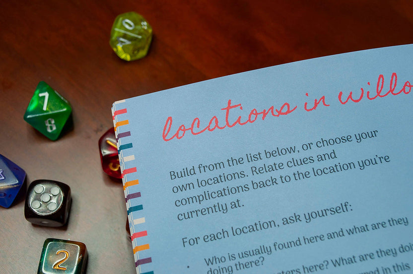 solo journaling game, cozy mystery RPG, indie RPG zine, A5 mystery zine, storytelling game, whimsical RPG, animal-themed solo RPG, solo TTRPG, mystery journaling adventure, Rogue & Rye games, solo roleplay booklet, quirky detective game, fantasy zine RPG, solo mystery story game, weird cozy RPG, hamster-themed RPG, solo tabletop roleplaying, narrative journaling game, rainy day RPG, creative writing game