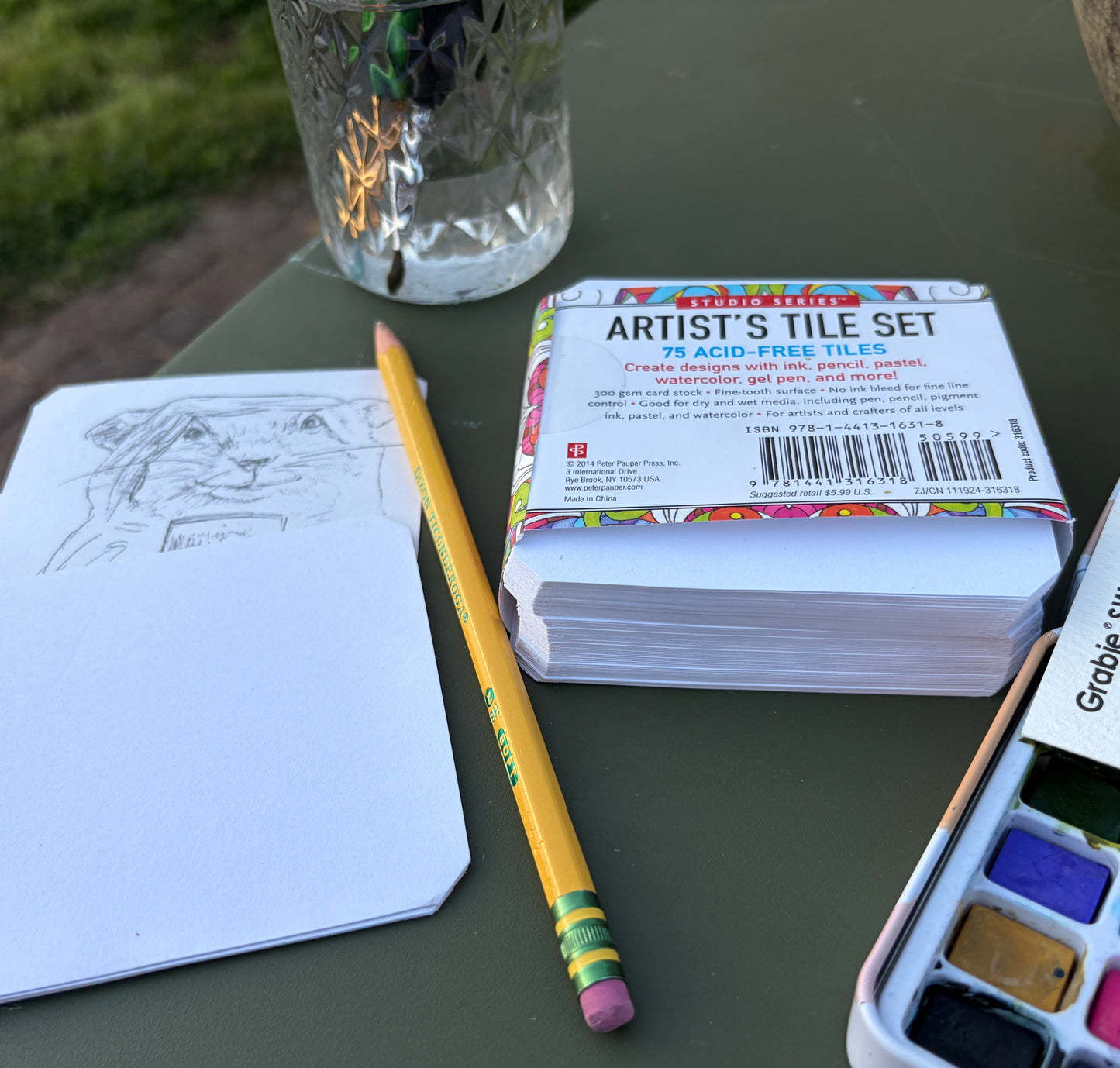 Studio Series Artist’s Tiles – White, 3.5 in