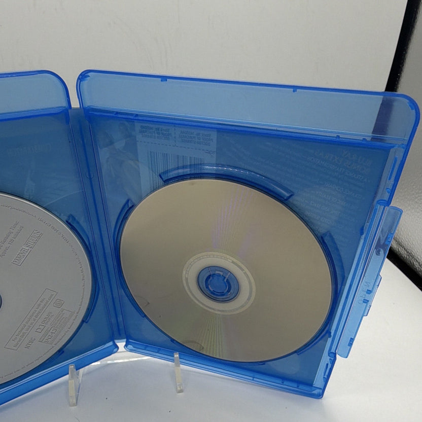 Reflective read side of an included Doctor Strange disc