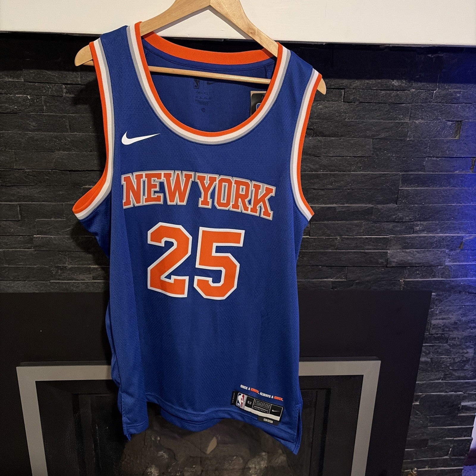 New York Knicks Autographed Jersey Mikal Bridges Fanatics Authentic