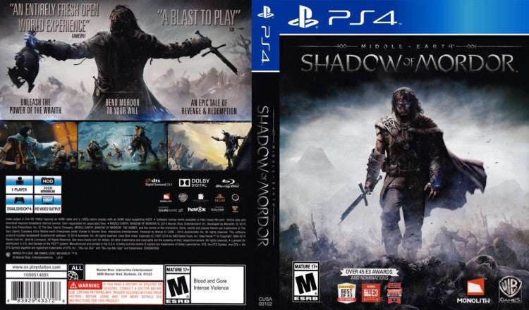 Middle Earth: Shadow of Mordor - Sony PlayStation 4