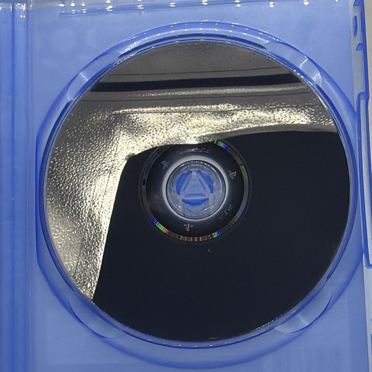 Back surface of the Tetris Effect PlayStation 4 game disc