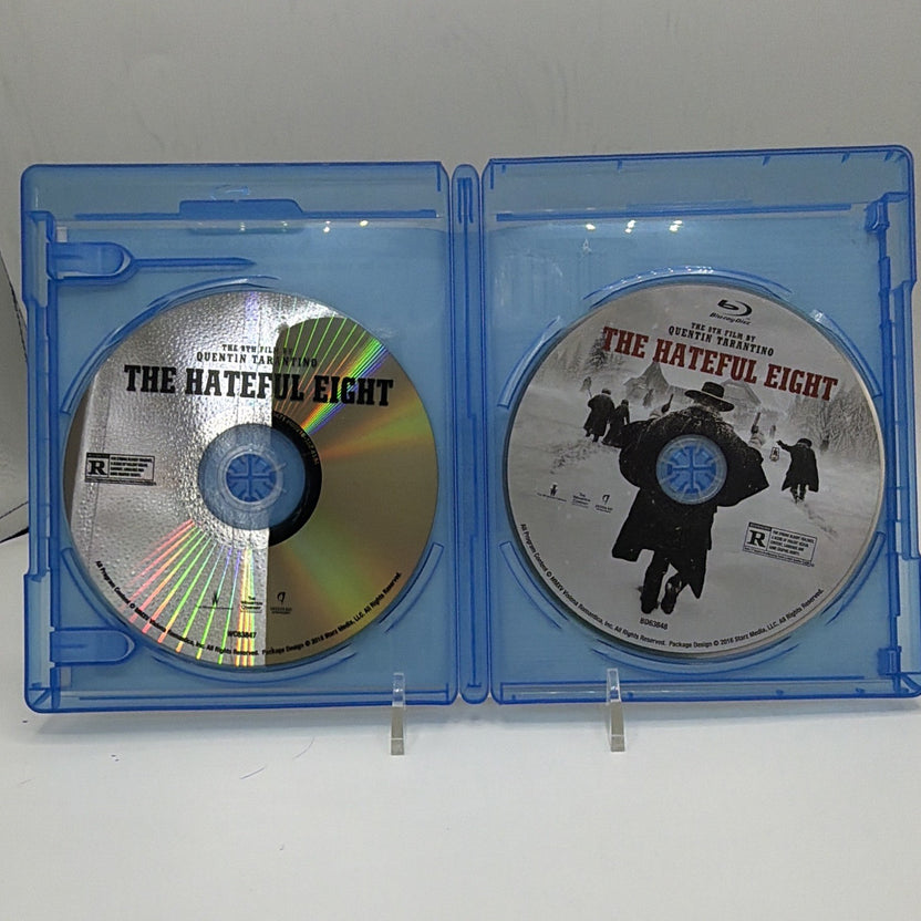 Open The Hateful Eight case showing both included physical discs