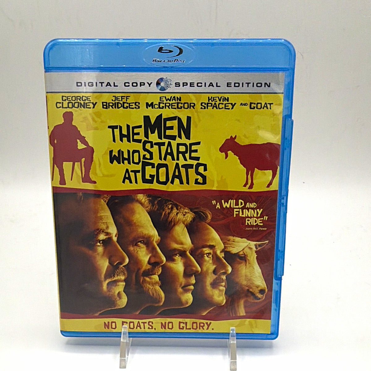 Front of The Men Who Stare at Goats Blu-ray and DVD Digital Copy Special Edition starring George Clooney