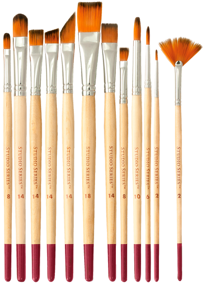 Studio Series Artist's Paintbrush Set of 12