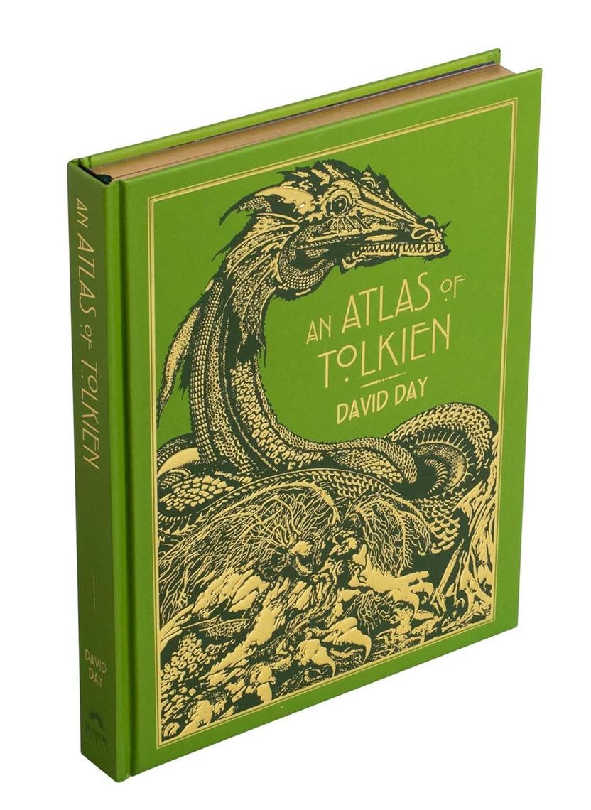 Atlas of Tolkien Deluxe Edition, David Day Tolkien atlas, Middle-earth map book, Tolkien world guide, Lord of the Rings illustrated atlas, Tolkien hardcover gift book, Middle-earth maps and creatures, fantasy map collector book, Tolkien reference book, deluxe Tolkien edition, gift for tolkien fans, collectors