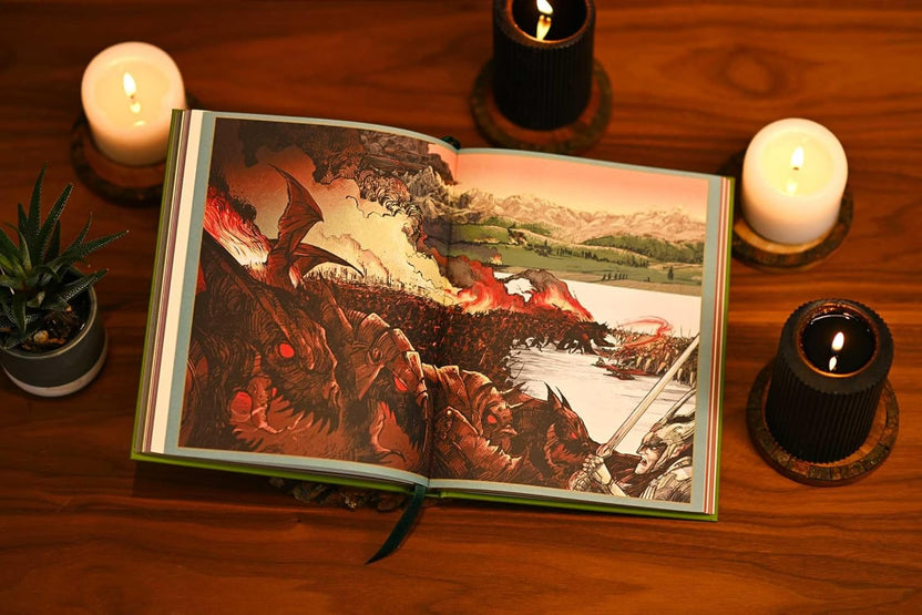 Atlas of Tolkien Deluxe Edition, David Day Tolkien atlas, Middle-earth map book, Tolkien world guide, Lord of the Rings illustrated atlas, Tolkien hardcover gift book, Middle-earth maps and creatures, fantasy map collector book, Tolkien reference book, deluxe Tolkien edition, gift for tolkien fans, collectors
