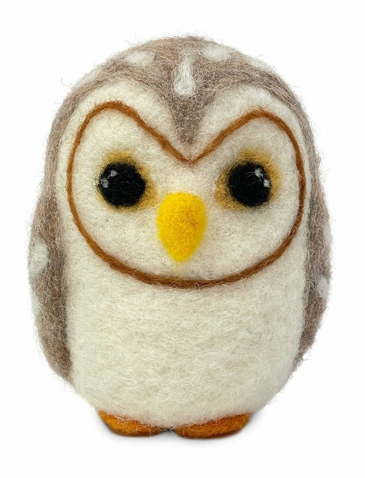 baby owl needle felting kit, beginner felting kit, owl craft kit for kids, crafty kit company owl, diy felt animal kit, wool owl needle felting, make your own felt owl, cute owl craft project, easy needle felting kit, uk craft kits for beginners, scottish needle felting kits, owl gift kit, animal felting for kids, soft sculpture owl kit, wool crafting kit for ages 10+