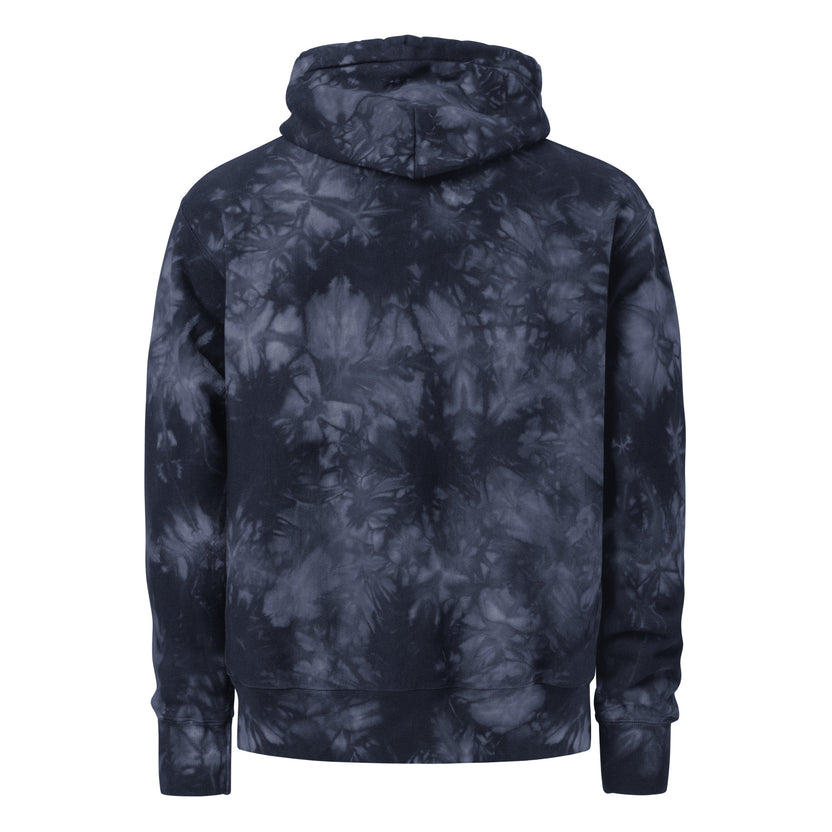 rogue and rye tie-dye hoodie, battle axe champion hoodie, fantasy streetwear, unisex tie-dye gamer hoodie, reverse weave fleece sweatshirt, rpg themed hoodie, rogue and rye merch, champion battle axe hoodie, heavy fleece game night hoodie, tie-dye hoodie for adventurers, embroidered champion fantasy hoodie, shrink-resistant hoodie, unique pattern champion sweatshirt