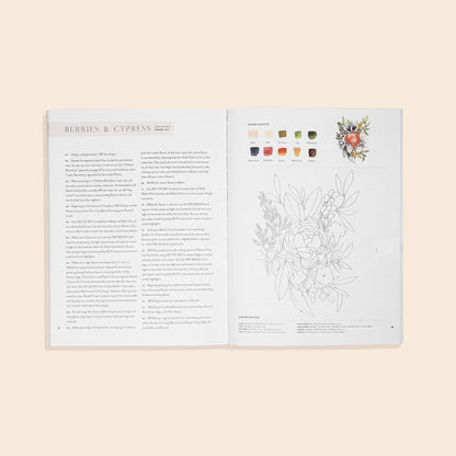 beginner watercolor workbook, botanical watercolor guide, floral painting book, watercolor book for adults, paint-in watercolor book, Sarah Simon watercolor, watercolor practice book, watercolor paper book, easy watercolor flowers, 30-minute art projects