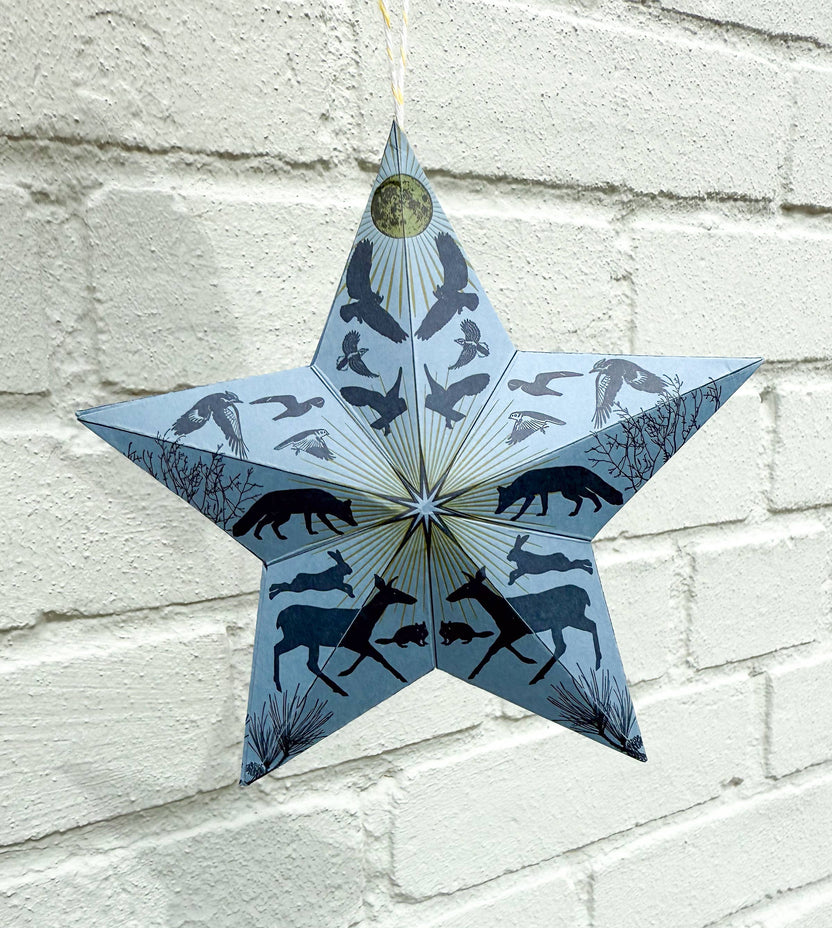 Holiday Solstice Star DIY Paper Ornament Kit