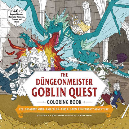 Düngeonmeister Goblin Quest Coloring Book by Jef Aldrich