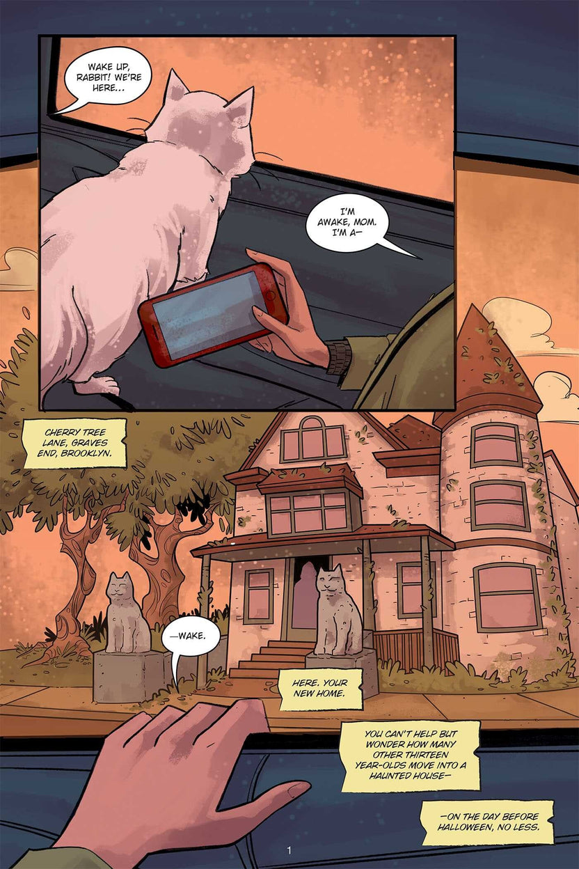 Choose Your Own Adventure graphic novel, Eighth Grade Witch book, Andrew E.C. Gaska graphic novel, interactive horror comic, kids spooky adventure book, CYOA graphic novel, middle grade horror, visual choose your own story, graphic novel for tweens, spooky choose-your-path book