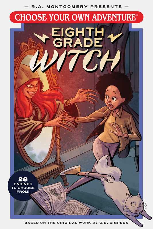 Choose Your Own Adventure graphic novel, Eighth Grade Witch book, Andrew E.C. Gaska graphic novel, interactive horror comic, kids spooky adventure book, CYOA graphic novel, middle grade horror, visual choose your own story, graphic novel for tweens, spooky choose-your-path book
