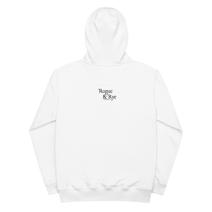 Cleric hoodie, eco-friendly RPG hoodie, organic cotton fantasy hoodie, D&D cleric apparel, unisex gamer hoodie, Rogue & Rye sweatshirt, recycled cotton hoodie, healing magic hoodie, premium RPG streetwear, ethical gamer fashion