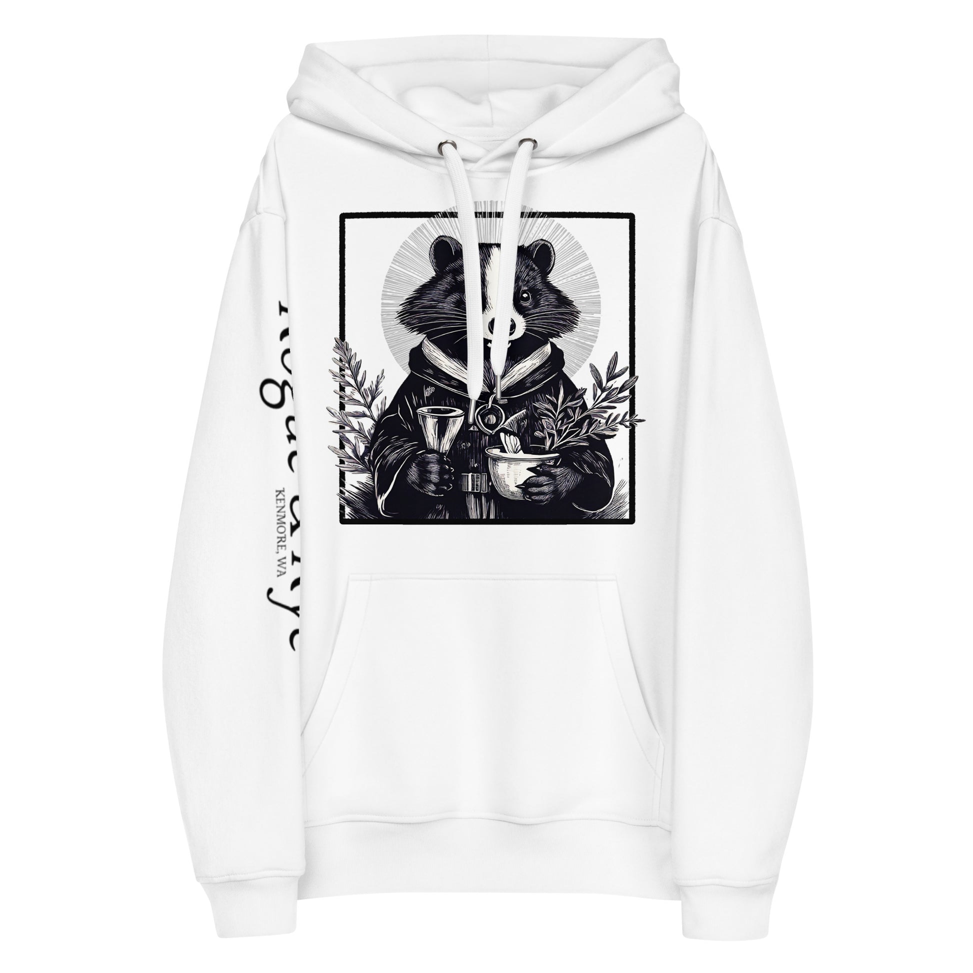 Cleric hoodie, eco-friendly RPG hoodie, organic cotton fantasy hoodie, D&D cleric apparel, unisex gamer hoodie, Rogue & Rye sweatshirt, recycled cotton hoodie, healing magic hoodie, premium RPG streetwear, ethical gamer fashion