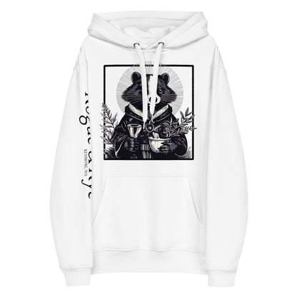 Cleric hoodie, eco-friendly RPG hoodie, organic cotton fantasy hoodie, D&D cleric apparel, unisex gamer hoodie, Rogue & Rye sweatshirt, recycled cotton hoodie, healing magic hoodie, premium RPG streetwear, ethical gamer fashion