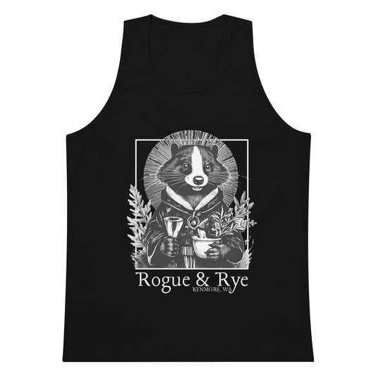 cleric tank top, dark fantasy tank, rogue and rye apparel, rpg character tank, unisex gaming shirt, breathable cotton tank, relaxed fit workout top, medieval inspired tank, soft durable tank for adventurers, premium fantasy tank, everyday wear for gamers