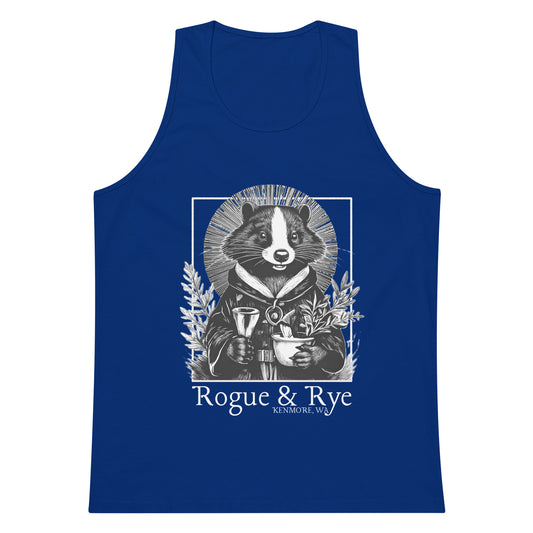cleric tank top, dark fantasy tank, rogue and rye apparel, rpg character tank, unisex gaming shirt, breathable cotton tank, relaxed fit workout top, medieval inspired tank, soft durable tank for adventurers, premium fantasy tank, everyday wear for gamers