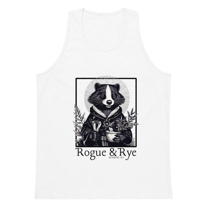 cleric tank top, rpg inspired apparel, rogue and rye clothing, unisex premium tank, fantasy character shirt, soft cotton workout tank, breathable summer tank, lightweight rpg tank top, gamer fitness apparel, relaxed fit tank, everyday wear for adventurers, fantasy inspired tank top