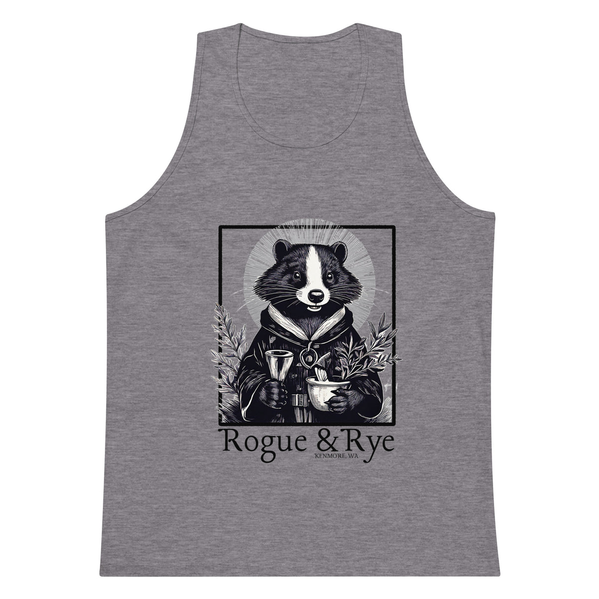 cleric tank top, rpg inspired apparel, rogue and rye clothing, unisex premium tank, fantasy character shirt, soft cotton workout tank, breathable summer tank, lightweight rpg tank top, gamer fitness apparel, relaxed fit tank, everyday wear for adventurers, fantasy inspired tank top