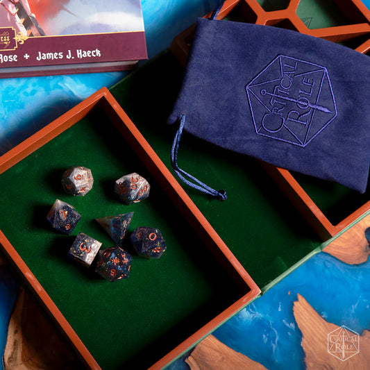 Critical Role Champion Dice Set: Percival Fredrickstein Von Musel Klossowski De Rolo III