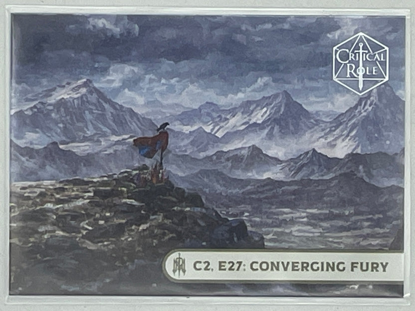 Collectible Critical Role 10th Anniversary Trading Cards full base-card set featuring beautiful artwork representing characters and moments from the series perfect for tabletop RPG fans and card collectors