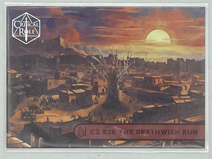 Collectible Critical Role 10th Anniversary Trading Cards full base-card set featuring beautiful artwork representing characters and moments from the series perfect for tabletop RPG fans and card collectors