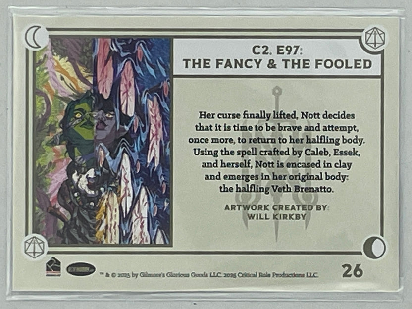 Collectible Critical Role 10th Anniversary Trading Cards full base-card set featuring beautiful artwork representing characters and moments from the series perfect for tabletop RPG fans and card collectors