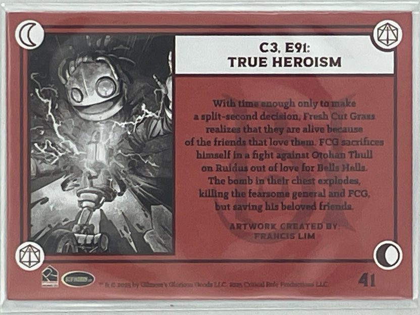 Collectible Critical Role 10th Anniversary Trading Cards full base-card set featuring beautiful artwork representing characters and moments from the series perfect for tabletop RPG fans and card collectors