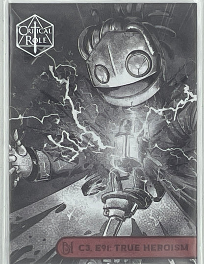 Collectible Critical Role 10th Anniversary Trading Cards full base-card set featuring beautiful artwork representing characters and moments from the series perfect for tabletop RPG fans and card collectors