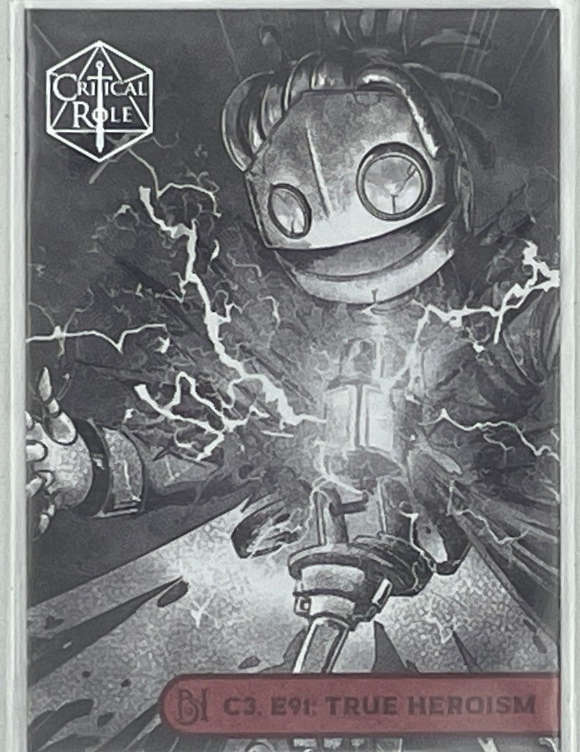 Collectible Critical Role 10th Anniversary Trading Cards full base-card set featuring beautiful artwork representing characters and moments from the series perfect for tabletop RPG fans and card collectors