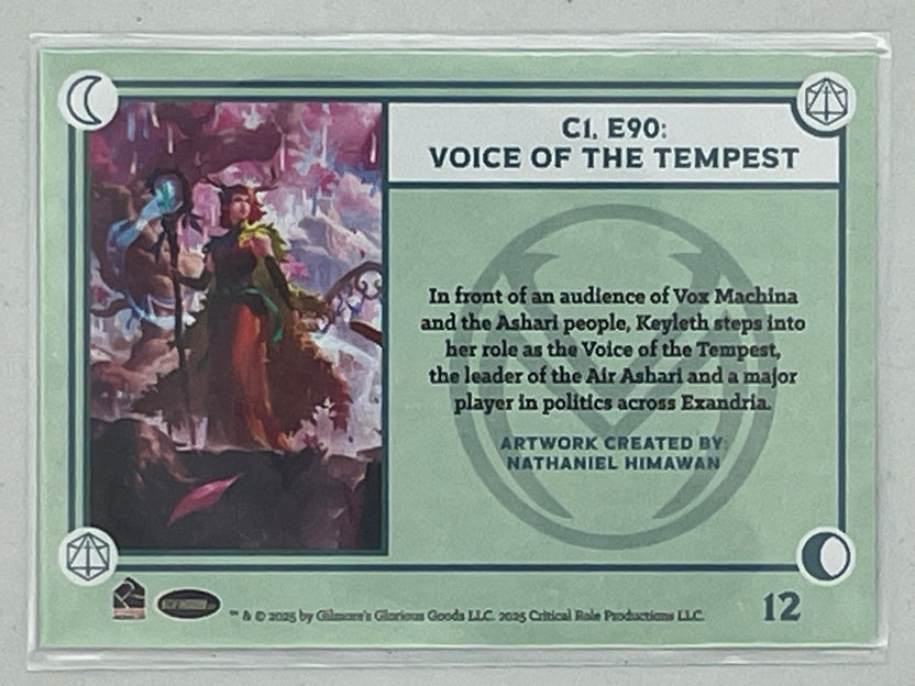 Collectible Critical Role 10th Anniversary Trading Cards full base-card set featuring beautiful artwork representing characters and moments from the series perfect for tabletop RPG fans and card collectors