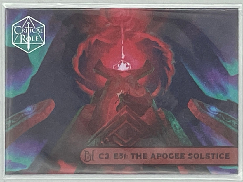 Collectible Critical Role 10th Anniversary Trading Cards full base-card set featuring beautiful artwork representing characters and moments from the series perfect for tabletop RPG fans and card collectors