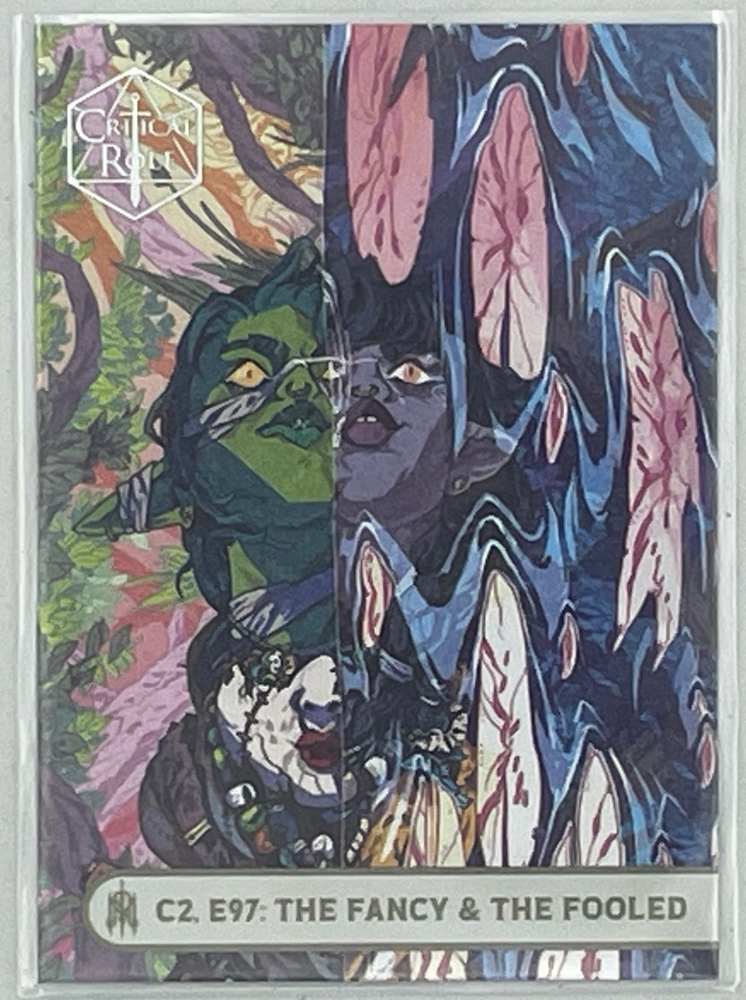 Collectible Critical Role 10th Anniversary Trading Cards full base-card set featuring beautiful artwork representing characters and moments from the series perfect for tabletop RPG fans and card collectors