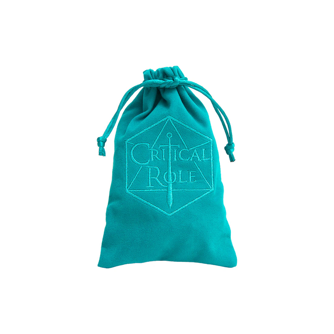 Critical Role Mollymauk Tealeaf Champion Dice Set inspired by the Mighty Nein tiefling blood hunter Sharp-edged purple resin polyhedral dice with gold shimmer and teal numbering