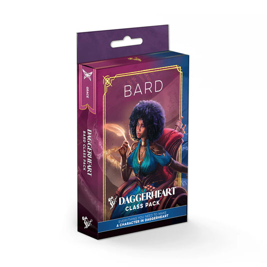 Bard Class Pack for Daggerheart rpg featuring domain cards, ancestry cards, and subclass options