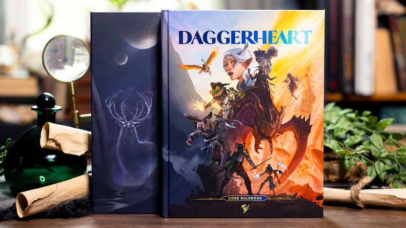 daggerheart rpg, daggerheart tabletop roleplaying game, new fantasy ttrpg system, 2d12 hope and fear dice system, daggerheart rulebook and cards, storytelling rpg system, daggerheart character cards, collaborative worldbuilding rpg, critical role daggerheart, narrative-driven ttrpg, daggerheart ancestry and domain cards, gm and player rpg tools, beginner-friendly fantasy rpg, daggerheart core set, beautifully illustrated tabletop rpg
