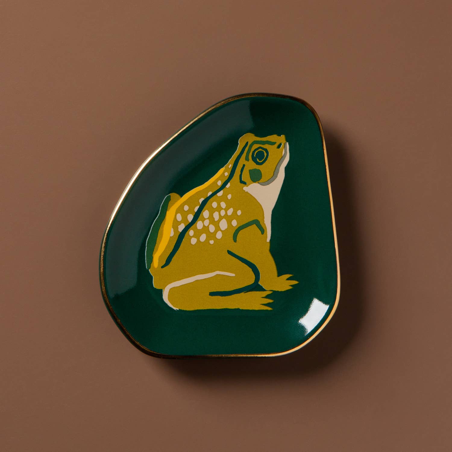 frog trinket tray, frog shaped dish, ceramic catchall tray, Danica Studio trinket tray, whimsical home decor, animal trinket tray, jewelry tray, entryway tray, giftable decor