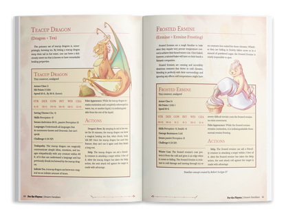 dragon stew supplement, 5e cooking rules, dnd cooking book, pointy hat studios, antonio demico art, ttrpg cooking mechanics, dessert familiars, cooking subclasses 5e, tabletop recipe adventure, hit point press supplement, fantasy cooking challenges, rogue & rye rpg books, creative dnd content, modular 5e rules, whimsical ttrpg book