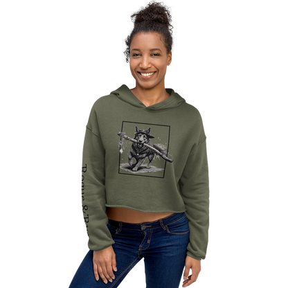 druid crop hoodie, cropped fantasy hoodie, RPG inspired hoodie, D&D druid fashion, women’s cropped hoodie, Rogue & Rye apparel, cozy nerdy hoodie, tabletop RPG hoodie, fantasy adventure clothing, druid character hoodie