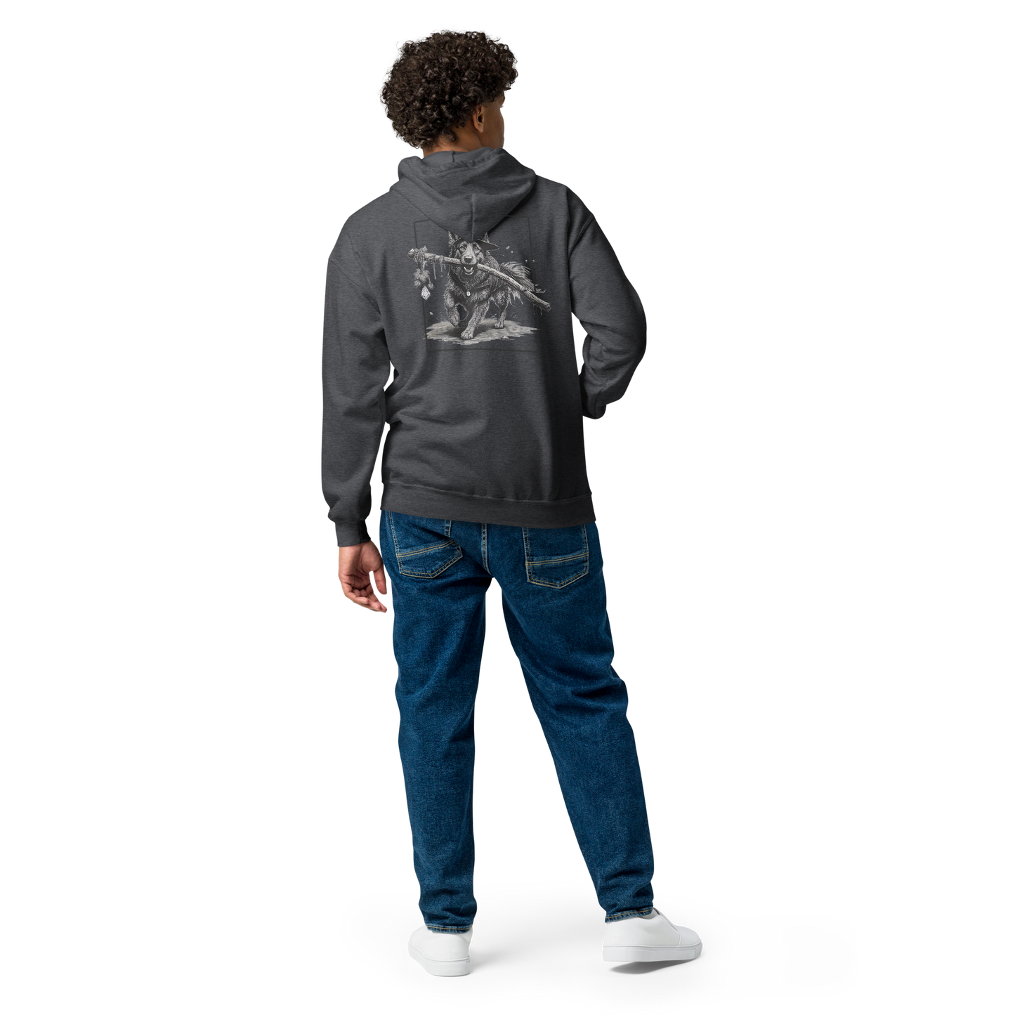 druid zip hoodie, fantasy zip-up sweatshirt, D&D druid hoodie, RPG inspired clothing, unisex zip hoodie, fleece gamer hoodie, Rogue & Rye apparel, nature-themed hoodie, comfy nerdy hoodie, zip hoodie for tabletop fans